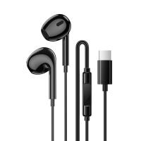 Проводные наушники BOROFONE BM100 Max Fuente, Type-C, 1.2 м, черный