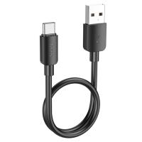 Кабель USB HOCO X96 Hyper USB - Type-C, 3A, 27W, 25 см, черный