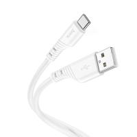Кабель USB HOCO X97 Crystal USB - Type-C, 3A, 1 м, белый