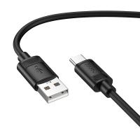 Кабель USB HOCO X122 Benefit USB - Type-C, 3A, 1 м, черный