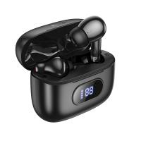 Беспроводные наушники TWS HOCO EQ2 Plus, Bluetooth 5.4, черный оптом Беспроводные наушники TWS HOCO EQ2 Plus, Bluetooth 5.4, черный