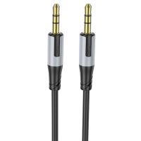 Аудиокабель BOROFONE BL19 AUX Jack 3.5 (m) - Jack 3,5 (m), 1 м, черный