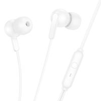Проводные наушники HOCO M124 Wide, Jack 3.5mm, 1.2 м, белый