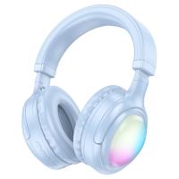 Беспроводные наушники накладные HOCO W48 Focus, Bluetooth, синий