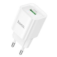 Сетевое зарядное устройство HOCO C145A Charm 1xUSB, 18W, белый