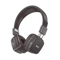 Беспроводные наушники накладные HOCO W56 Earl, Bluetooth, коричневый