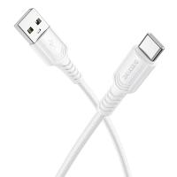 Кабель USB BOROFONE BX116 Certain USB - Type-C, 3A, 1 м, белый