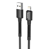 Кабель USB HOCO X71 Especial USB - Lightning, 2.4А, 1 м, черный