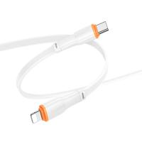 Кабель USB-C BOROFONE BX118 Esplendido Type-C - Lightning, 27W, 1 м, белый