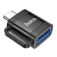 Переходник/Адаптер HOCO UA31C Type-C (m) - USB (f), черный