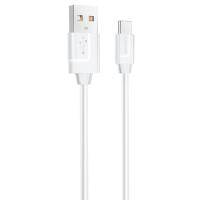 Кабель USB BOROFONE BX55 Harmony USB - Type-C, 2.4А, 1 м, белый