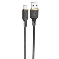 Кабель USB HOCO X95 Goldentop USB - Type-C, 3A, 1 м, черный