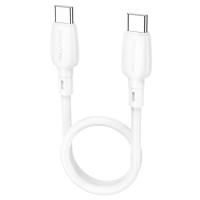 Кабель USB-C BOROFONE BX93 Super power Type-C - Type-C, 3A, 60W, 25 см, белый