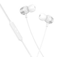 Проводные наушники BOROFONE BM93 Platino, Jack 3.5mm, 1.2 м, серебристый