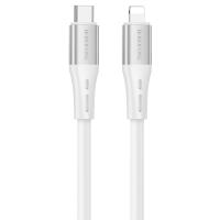 Кабель USB-C BOROFONE BX88 Solid Type-C - Lightning, 20W, 1 м, белый