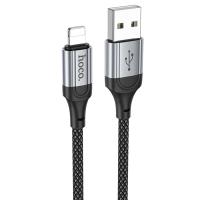 Кабель USB HOCO X102 Fresh USB - Lightning, 2.4А, 1 м, черный