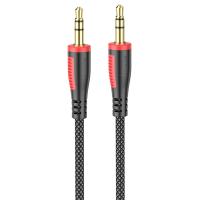 Аудиокабель BOROFONE BL14 AUX Jack 3.5 (m) - Jack 3,5 (m), 2 м, черный