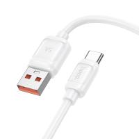 Кабель USB HOCO X115 Surpass USB - Type-C, 100W, 1 м, белый