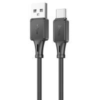 Кабель USB HOCO X101 Assistant USB - Type-C, 3A, 1 м, черный