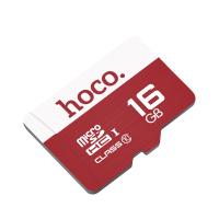 Карта памяти microSD HOCO TF high speed, 16GB, красный