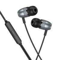 Проводные наушники BOROFONE BM95 Excepcional, Type-C, 1.2 м, серый металлик