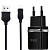 Сетевое зарядное устройство HOCO C12 Smart 2xUSB с Кабелем USB - Micro, 2.4A, черный