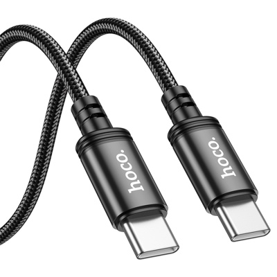 Кабель USB-C HOCO X91 Radiance Type-C - Type-C, 3A, 60W, 3 м, черный