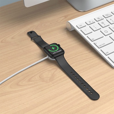 Зарядное устройство BOROFONE BQ13 для Apple Watch с Кабелем USB, 1A, 5W/7.5W/10W, белый