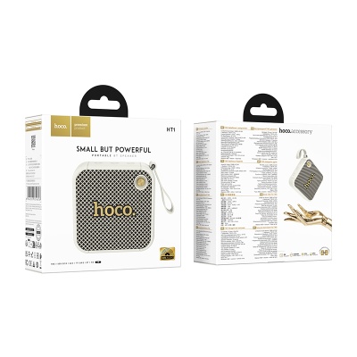 Портативная колонка HOCO HT1 Marquis, Bluetooth 5.4, белый