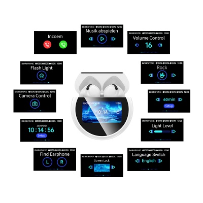 Беспроводные наушники TWS BOROFONE BW87 Mist, Bluetooth 5.4, белый
