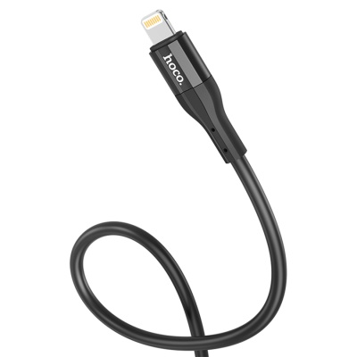 Кабель USB HOCO X72 Creator USB - Lightning, 2.4А, 1 м, черный