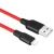 Кабель USB HOCO X21 Silicone USB - Lightning, 2А, 1 м, красный+черный