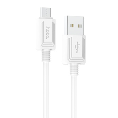 Кабель USB HOCO X73 USB - MicroUSB, 2.4А, 1 м, белый
