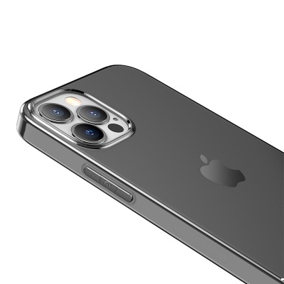 Чехол HOCO TPU Light Series для iPhone 13 Pro Max 6.7", темно-прозрачный