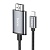 Видеокабель HOCO UA27 HDMI (m) - Lightning (m), 2 м, серый металлик