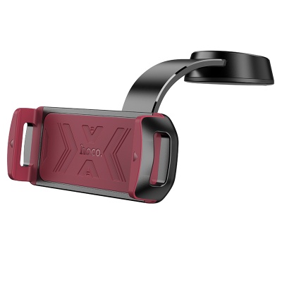 Автомобильный держатель HOCO H68 Gamble , зажимной, на приборную панель, черный+красный
