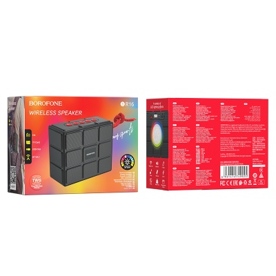 Портативная колонка BOROFONE BR16 Gage, Bluetooth 5.1, черный