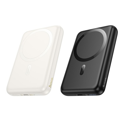 Портативный аккумулятор HOCO J141 Grace, с беспроводной зарядкой, 20W, 10000 мА⋅ч, белый