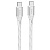 Кабель USB-C HOCO X98 Crystal ice Type-C - Type-C, 3A, 60W, 1 м, серебристый