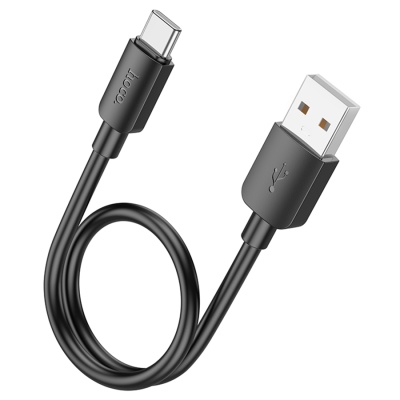 Кабель USB HOCO X96 Hyper USB - Type-C, 3A, 27W, 25 см, черный