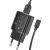 Сетевое зарядное устройство BOROFONE BA52A Gamble 1xUSB с Кабелем USB - Lightning, 2.1A, 10W, черный