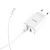 Сетевое зарядное устройство HOCO C62A Victoria 2xUSB с Кабелем USB - Type-C, 2.1A, 10W, белый