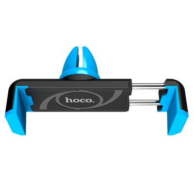 Автомобильный держатель HOCO CPH01, зажимной, на воздуховод, черный+синий