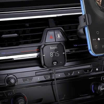 Автомобильный Bluetooth-приемник HOCO E65 Unity Car, черный