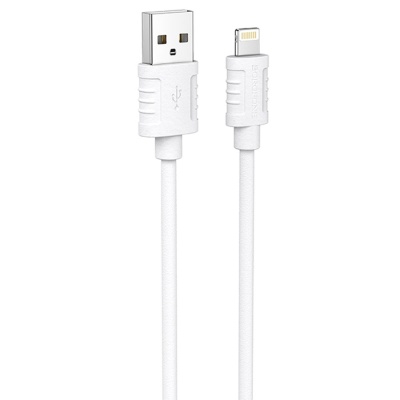 Кабель USB BOROFONE BX52 Airy USB - Lightning, 2.4А, 1 м, белый