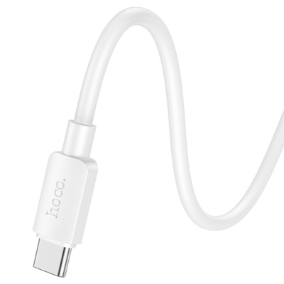 Кабель USB-C HOCO X96 Hyper Type-C - Type-C, 3A, 60W, 1 м, белый