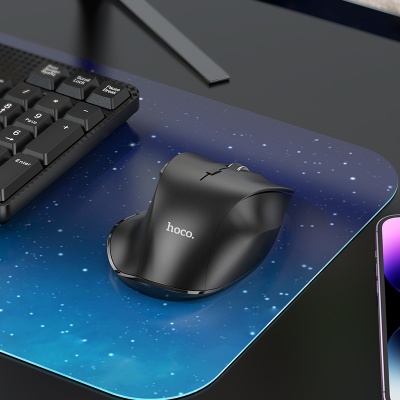 Мышь беспроводная HOCO GM24 Mystic, Bluetooth, черный