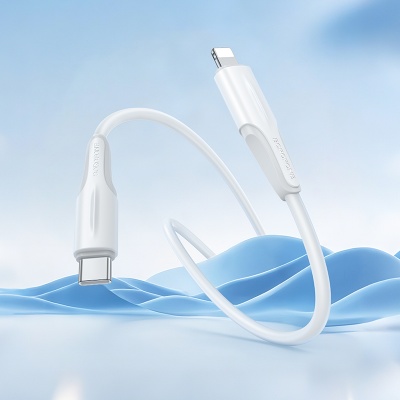 Кабель USB-C BOROFONE BX119 New Type-C - Lightning, 27W, 1 м, белый