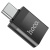 Переходник/Адаптер HOCO UA17 OTG Type-C (m) - USB3.0 (f), черный
