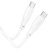 Кабель USB-C HOCO X93 Force Type-C - Type-C, 3A, 100W, 1 м, белый